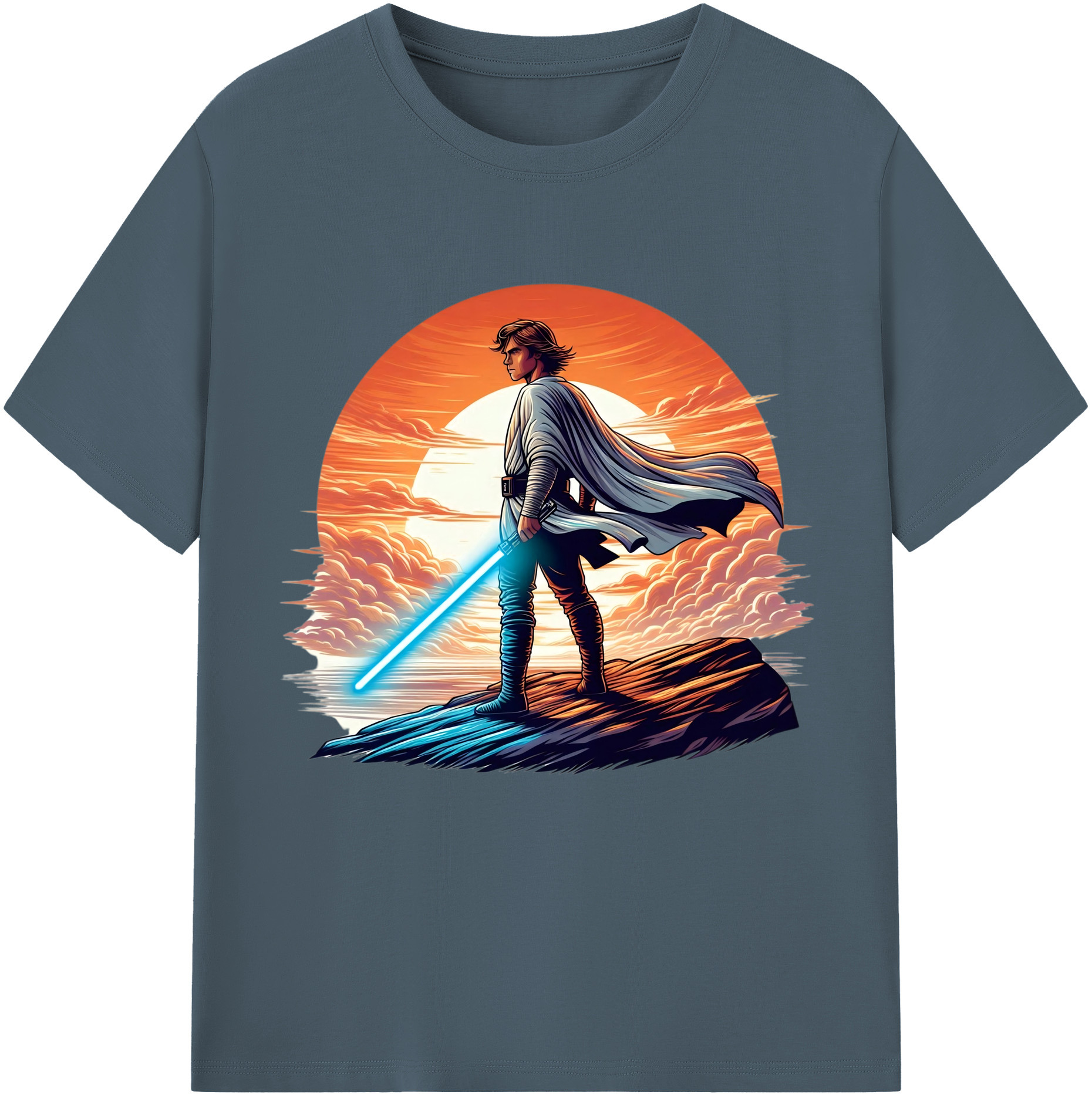 （画像用） スター・ウォーズ Star Wars 綿100％半袖Tシャツ（フロントプリント）